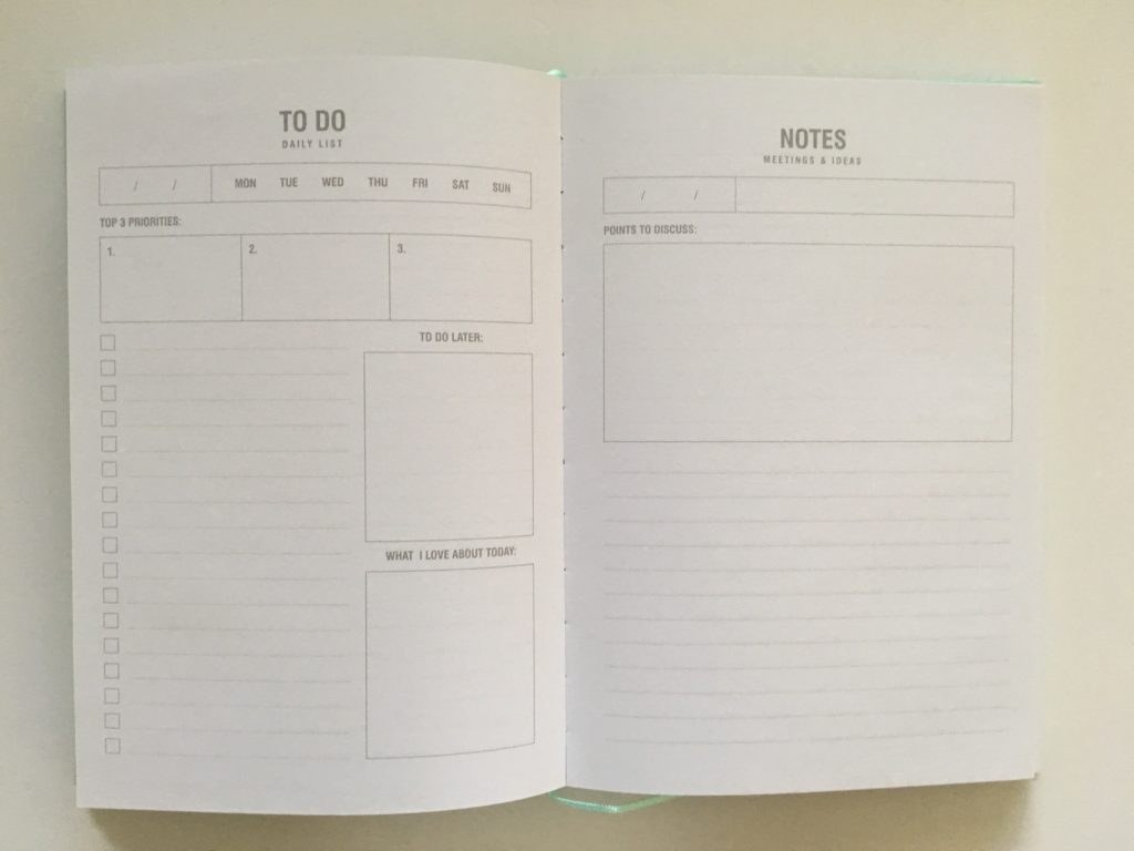 Picture of: Kmart Life Admin Bullet Journal Review (including pen test)