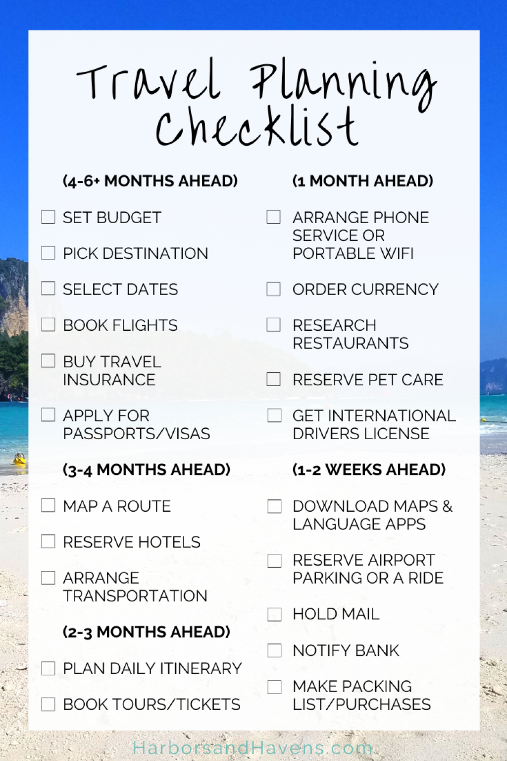 Picture of: This is How to Plan a Trip Abroad for the First Time — Harbors