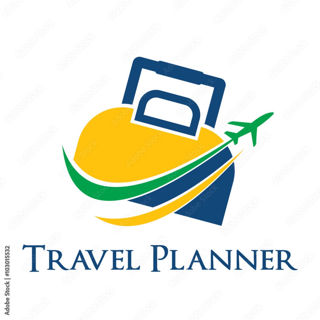 Picture of: Travel Tour Planner Bag Logo Icon Stock-Vektorgrafik  Adobe Stock